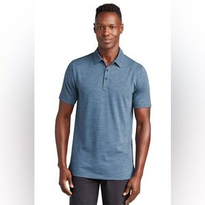 Travis Mathew Auckland Slub Polo Blue XL X Large